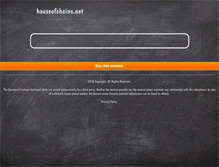 Tablet Screenshot of houseofchains.net